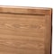 Baxton Studio Raya Mid-Century Walnut Brown Finished Wood King Size Headboard 156-9421 - alternate 4